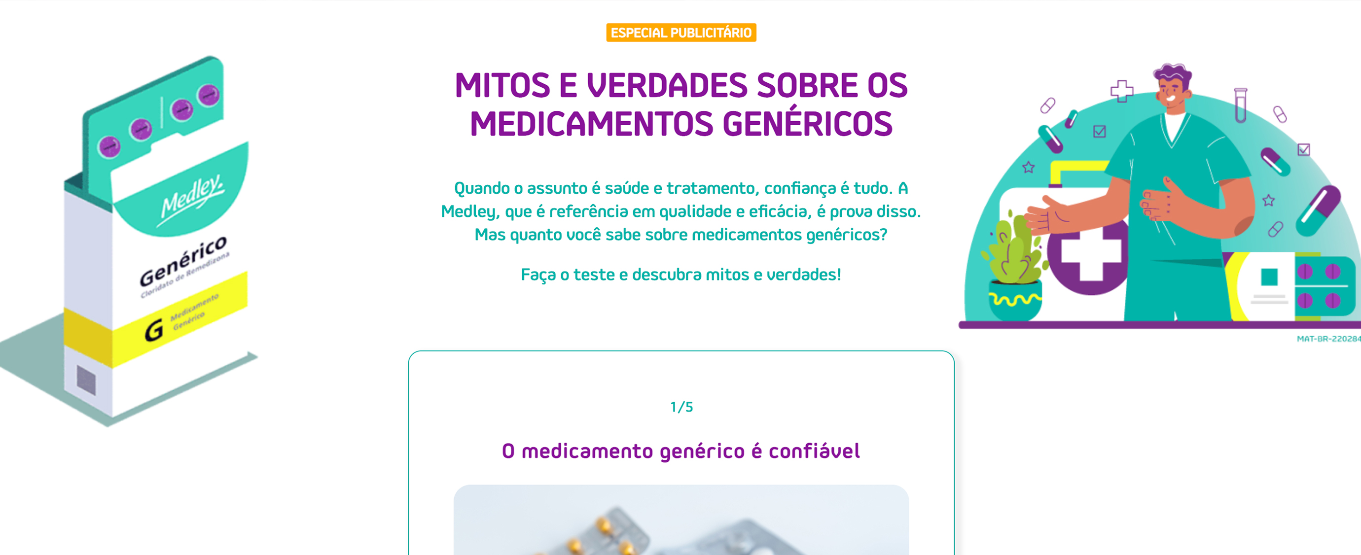 Mitos e verdades sobre medicamentos genericos